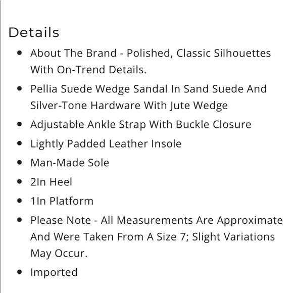 NWOT Franco Sarto Pellia Nude Platform Straw Suede Shoes Size 10 - Picture 11 of 11